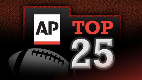 a p top 25 college football|ap top 25 poll today.